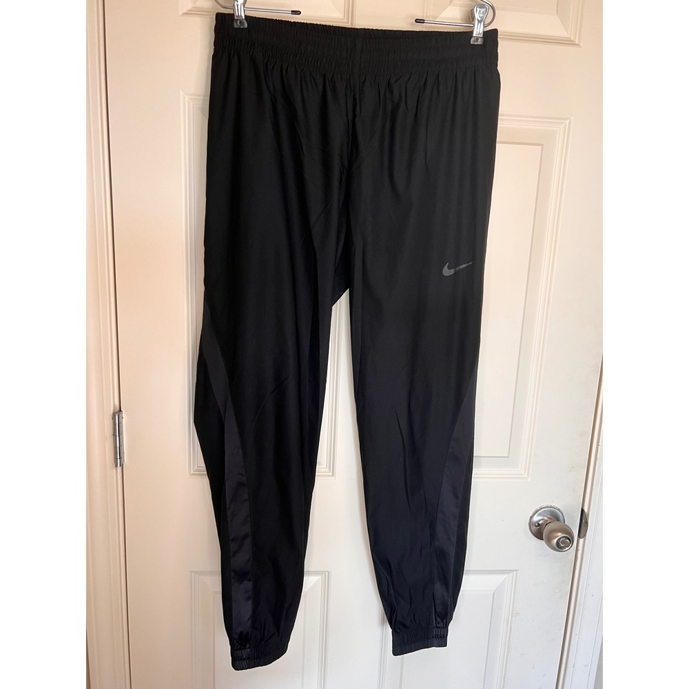 Nike Running Pants Lightweight‎ Joggers Athletic Training Black Size Medium